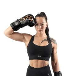 Buttery Stretch Cross-Back Sports Bra -RIVAL Boxinggear ButteryStretchCross BackSportsBra BLACK 7