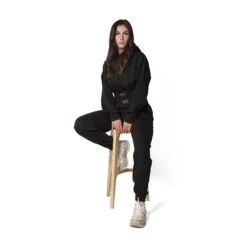 Women's Cropped Heavyweight Fleece Hoodie 32 Women's Cropped Heavyweight Fleece Hoodie -RIVAL Boxinggear CroppedHeavyweightFleeceHoodie BLACK 6