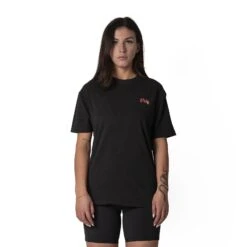 Faded Gloves Graphic Tee With Spandex -RIVAL Boxinggear FadedGlovesGraphicTee BLACK 1