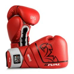 RS1 Leather Pro Sparring Gloves -RIVAL Boxinggear R 2025 Design Web Products Photos Gloves SparringGloves RS1PRO20 YEARS RED 1