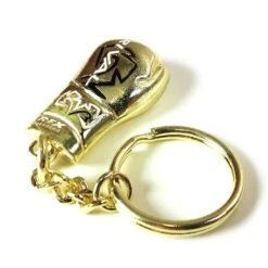 Key Ring - Metallic Boxing Glove -RIVAL Boxinggear R KEY gold