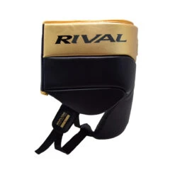 RNFL100 Professional Protector With Laces -RIVAL Boxinggear RNFL100 BLACK GOLD D