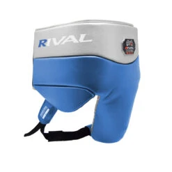 RNFL100 Professional Protector With Laces -RIVAL Boxinggear RNFL100 BLUE SILVER B
