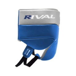 RNFL100 Professional Protector With Laces -RIVAL Boxinggear RNFL100 BLUE SILVER D
