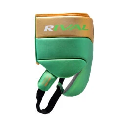 RNFL100 Professional Protector With Laces -RIVAL Boxinggear RNFL100 GREEN GOLD D