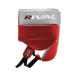 RNFL100 Professional Protector With Laces -RIVAL Boxinggear RNFL100 RED SILVER D