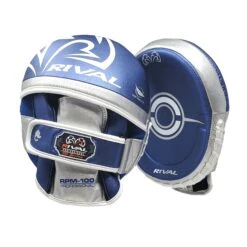 RPM100 Professional Punch Mitts -RIVAL Boxinggear colour blue silver 7eb92a2d aa15 4039 ad54 8d75fa08edf1
