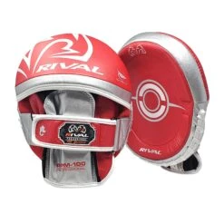 RPM100 Professional Punch Mitts -RIVAL Boxinggear colour red silver f2401872 c5b6 4aca 9d32 057f061f7c4b