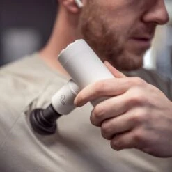 Pulseroll Ignite Mini Massage Gun With Heat -RIVAL Boxinggear pmmg white 02
