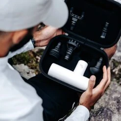 Pulseroll Ignite Mini Massage Gun With Heat -RIVAL Boxinggear pmmg white 03