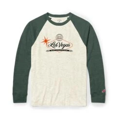 Las Vegas Raglan Sleeve Shirt -RIVAL Boxinggear rap sls lvr hunter green