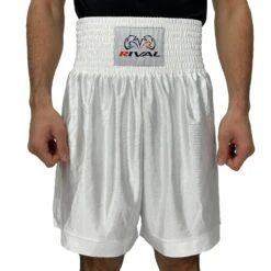 Dazzle Pro Boxing Trunks -RIVAL Boxinggear rap tr 03 white 01