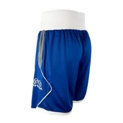 Amateur Competition-Training Boxing Trunks -RIVAL Boxinggear rap tr30 blue back