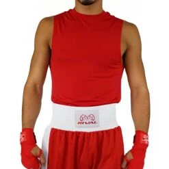 Amateur Competition & Training Tank Top -RIVAL Boxinggear rap tt red 01
