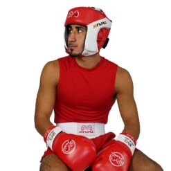 Amateur Competition & Training Tank Top -RIVAL Boxinggear rap tt red 02