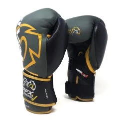 RFX-Guerrero-V Bag Gloves - SF-F -RIVAL Boxinggear rfxgv sfh grey gold 03 6b394200 4dfe 47a1 9d91 8506b576843a