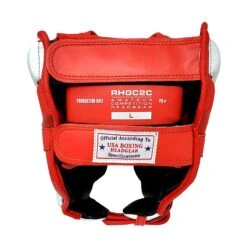RHGC2C Amateur Competition Headgear With Cheek Protectors -RIVAL Boxinggear rhgc2c red 03