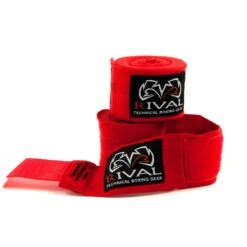 Cotton Handwraps -RIVAL Boxinggear rhw red