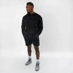 Fleece Shorts 20 Fleece Shorts -RIVAL Boxinggear rival 2024 fleece shorts front black 01