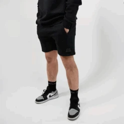 Fleece Shorts 22 Fleece Shorts -RIVAL Boxinggear rival 2024 fleece shorts front black 02