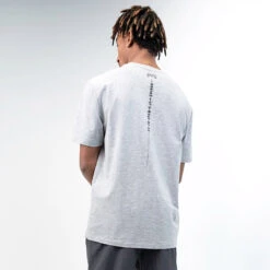 Slogan Graphic Tee "Boxing, It's What We Do" With Spandex 6 Slogan Graphic Tee "Boxing, It's What We Do" With Spandex -RIVAL Boxinggear rival slogan graphic tee back heather grey 01