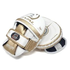 RPM100 Professional Punch Mitts -RIVAL Boxinggear rpm100 white 01